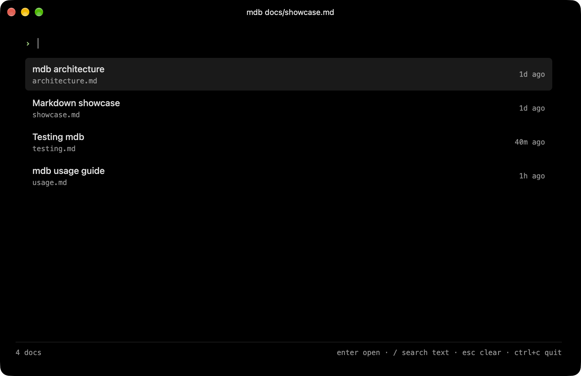 mdb finder